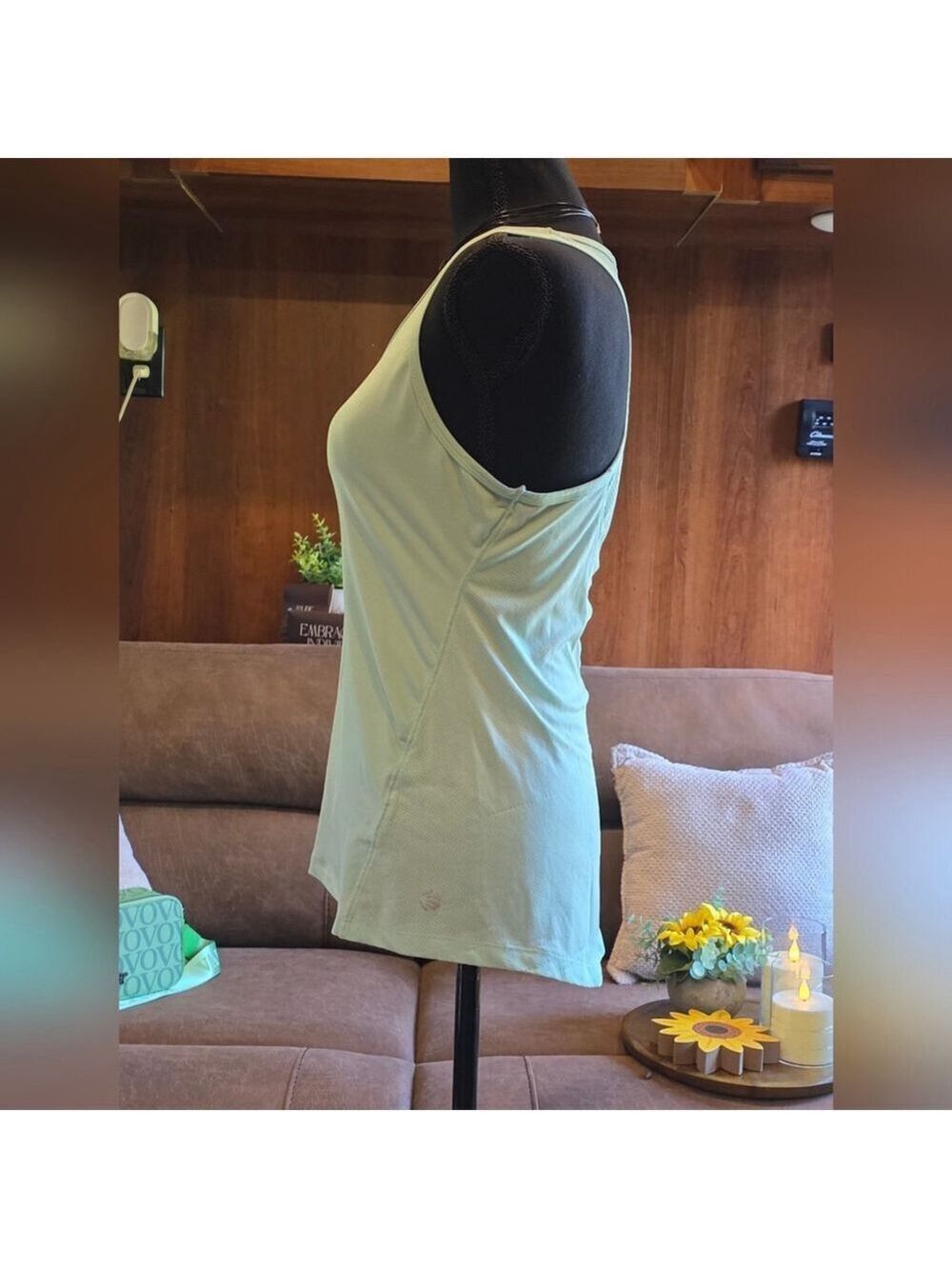 Impact Jillian Michaels Mint Green Tank Top - Picture 2 of 6